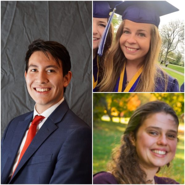 Scott Louis Bouvé‘19, Jane Pardo Bouvé‘20, Hannah Wilcutt Bouvé‘20 