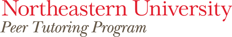 Peer Tutoring Program at Northeastern University logo