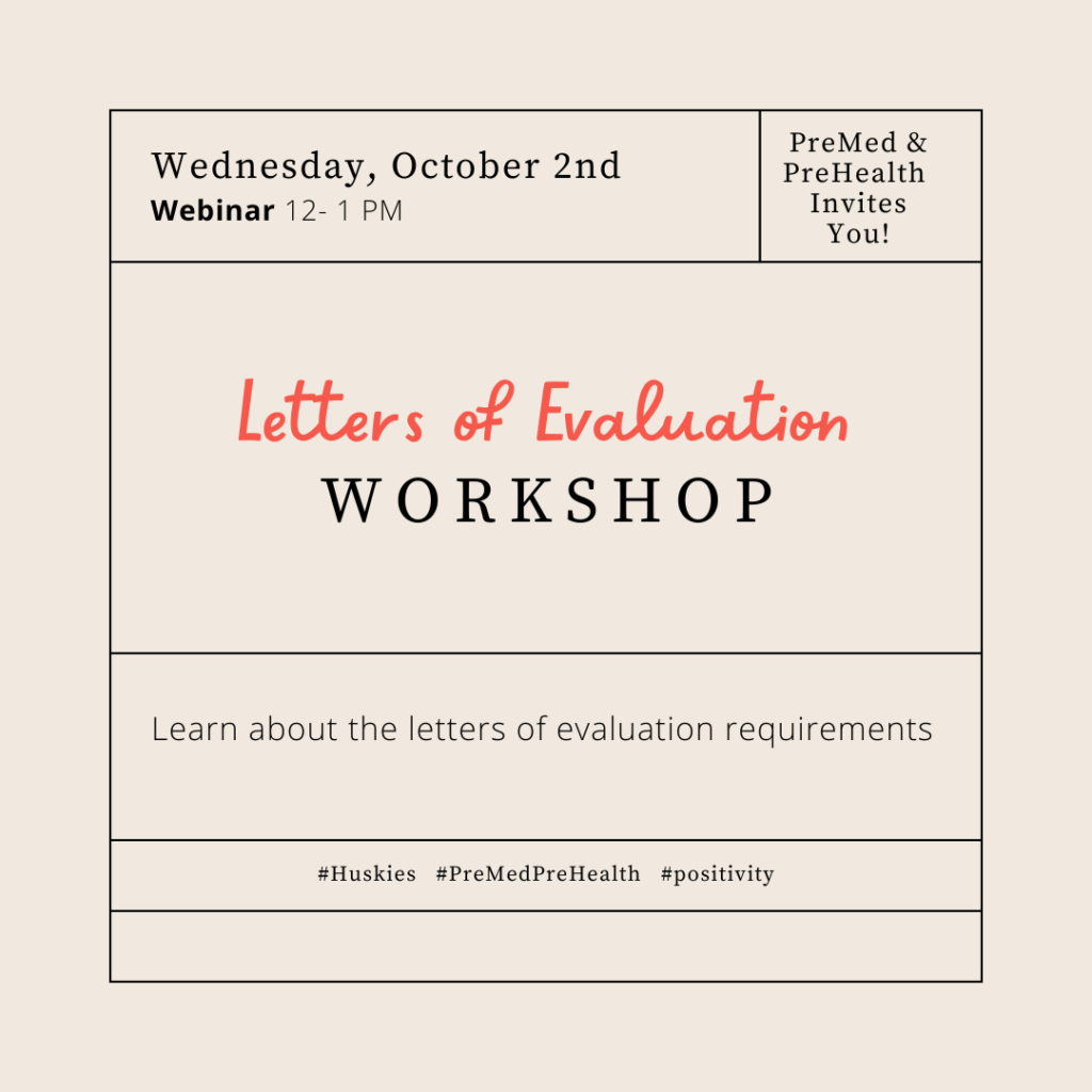 2026 Application Workshops | Letters of Evaluation