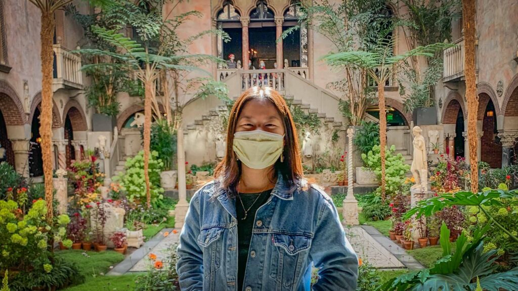 Bella at Isabella Stewart Gardner Museum