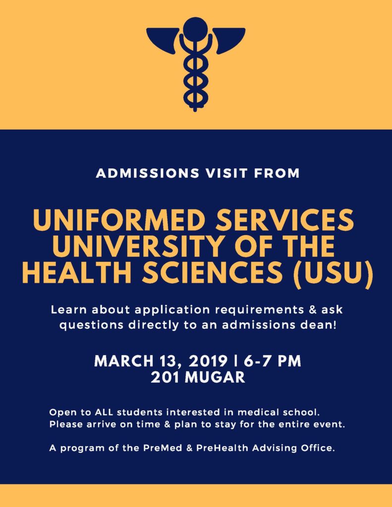 Uniformed Services University School of Medicine Admissions Visit