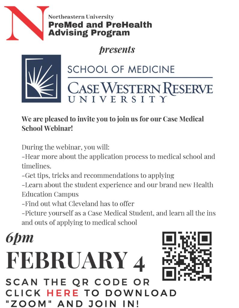 Case Western Reserve University School of Medicine Admissions Webinar