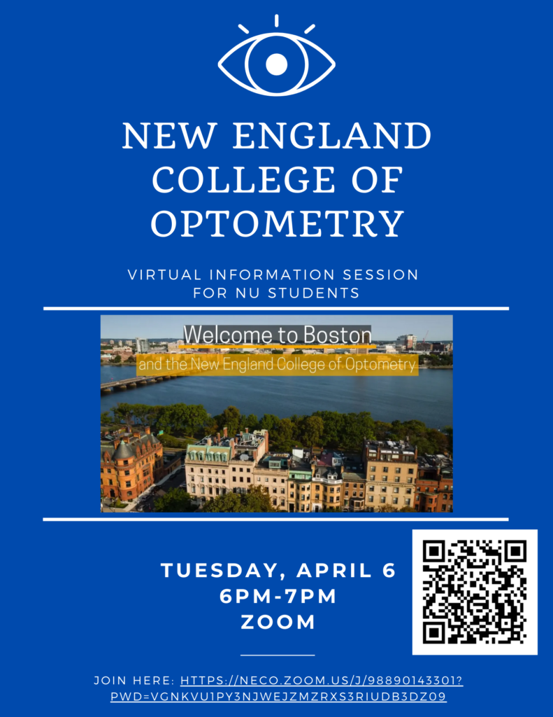 New England College of Optometry Admissions Visit