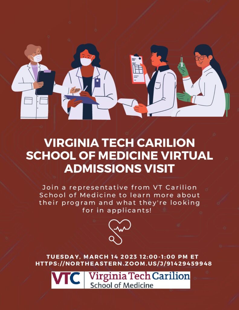 Virginia Tech Carilion School of Medicine Virtual Admissions Visit