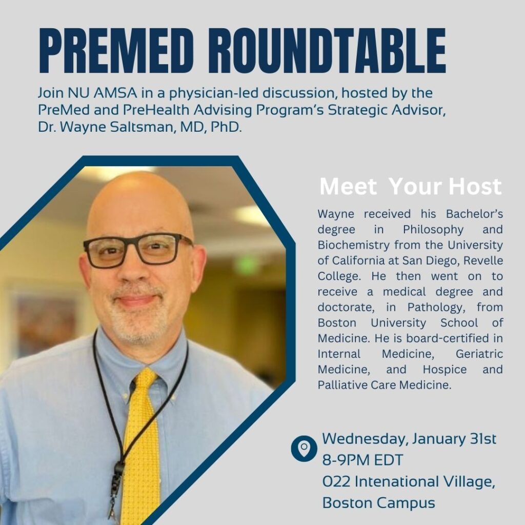 PreMed Roundtable: A physician-led discussion with NU PreMeds