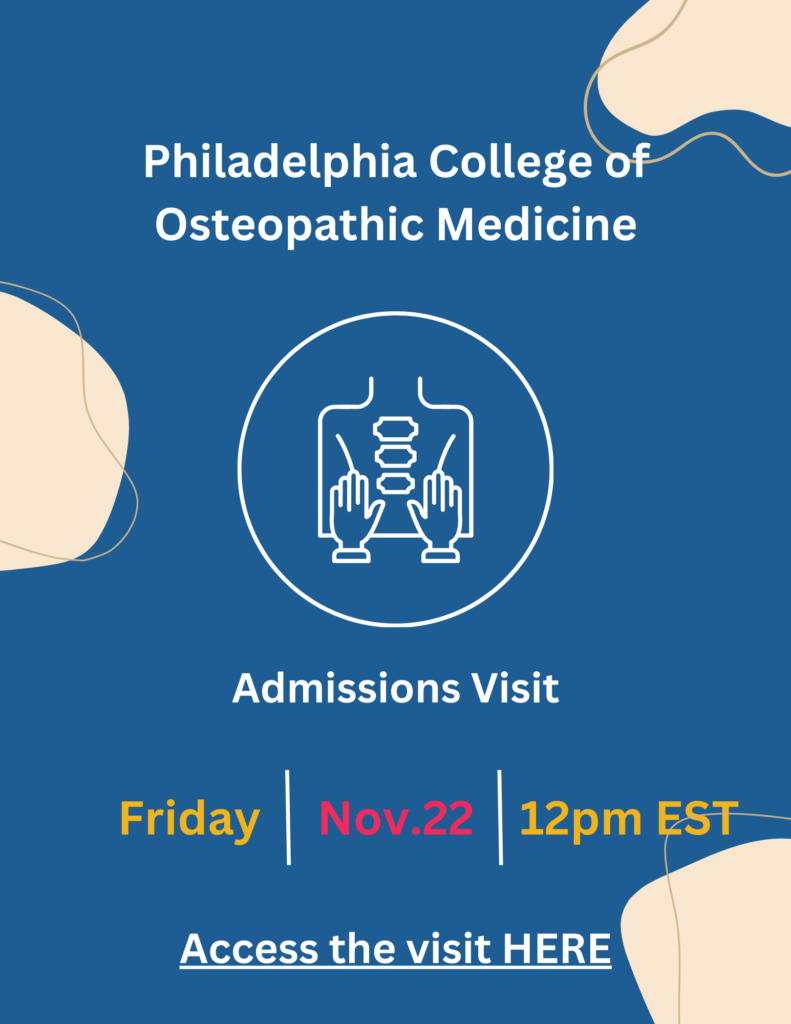 Admissions Visit: Philadelphia College of Osteopathic Medicine