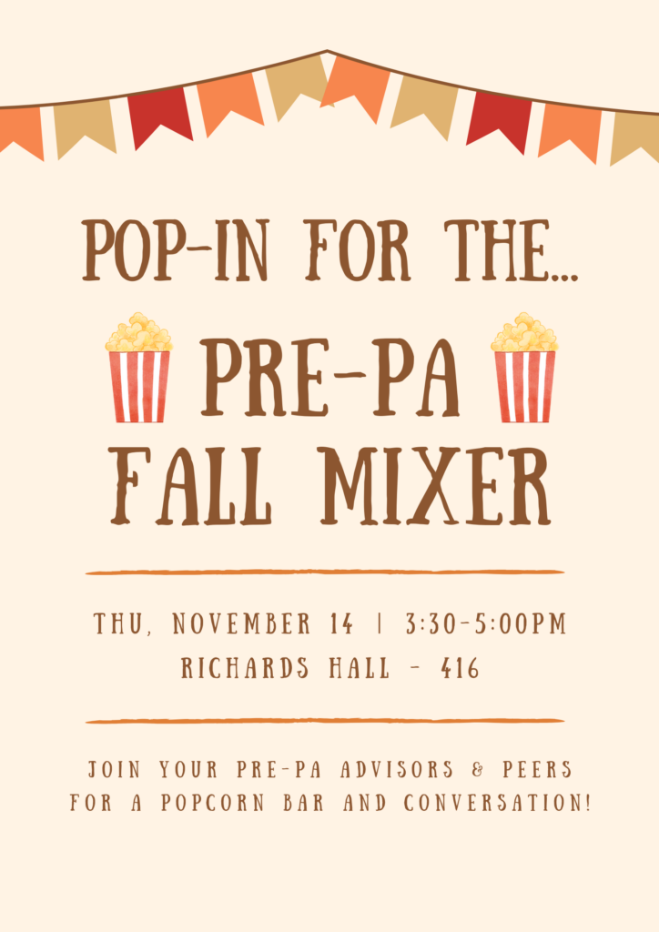 Pre-PA Fall Mixer