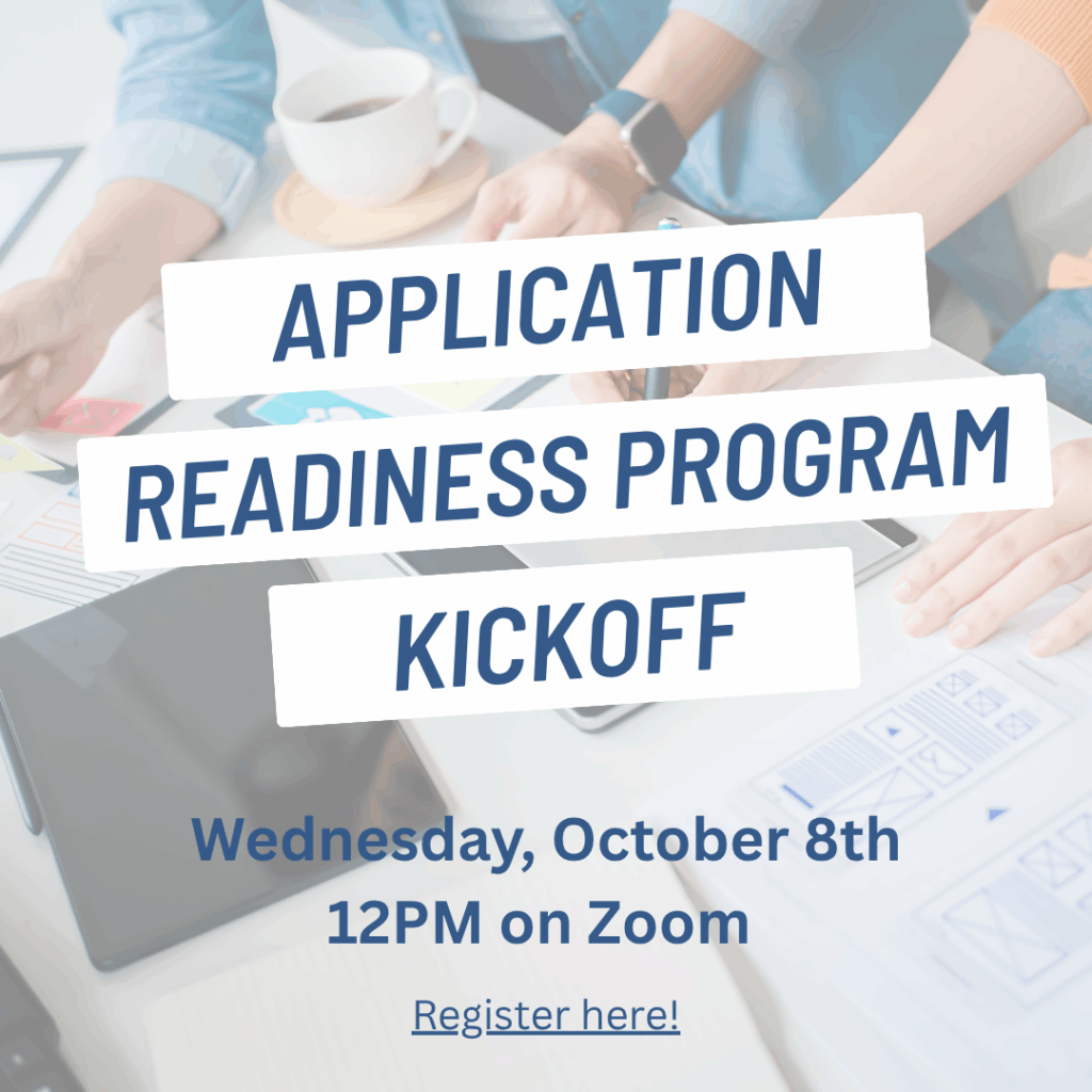 2027 Cycle Application Readiness Program Kickoff
