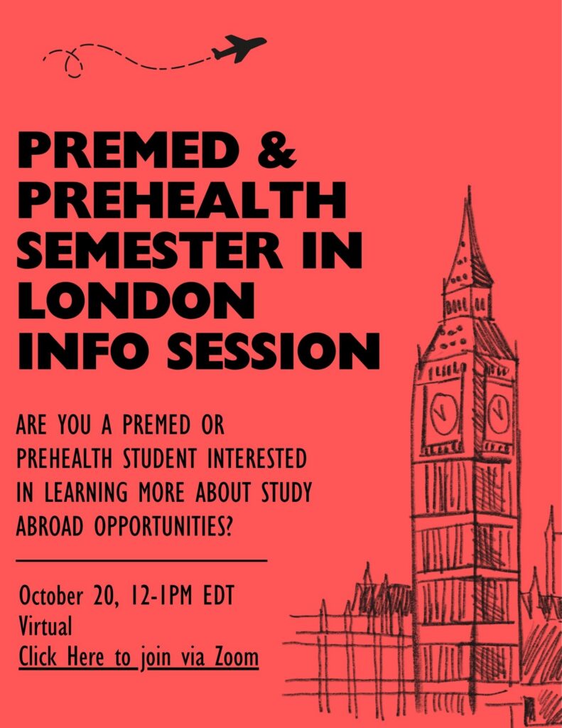 Program Event | PreHealth Semester In London Information Session