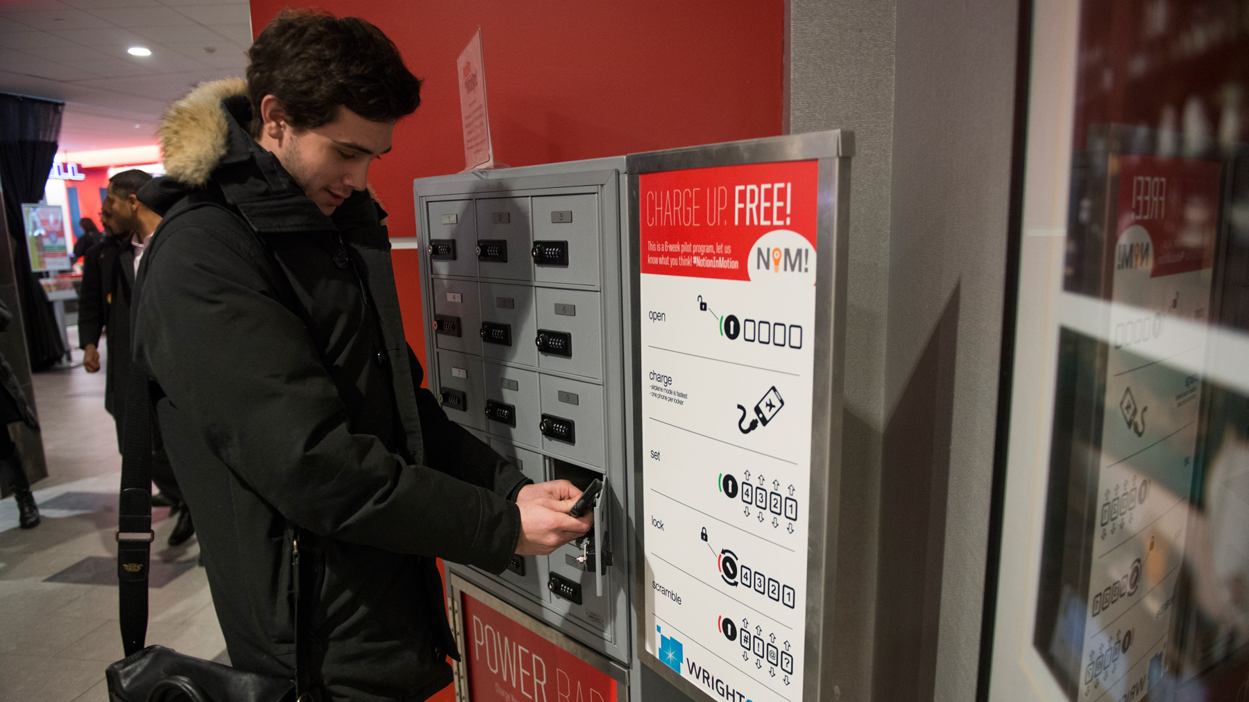 Phone charging station pilot program underway across campus