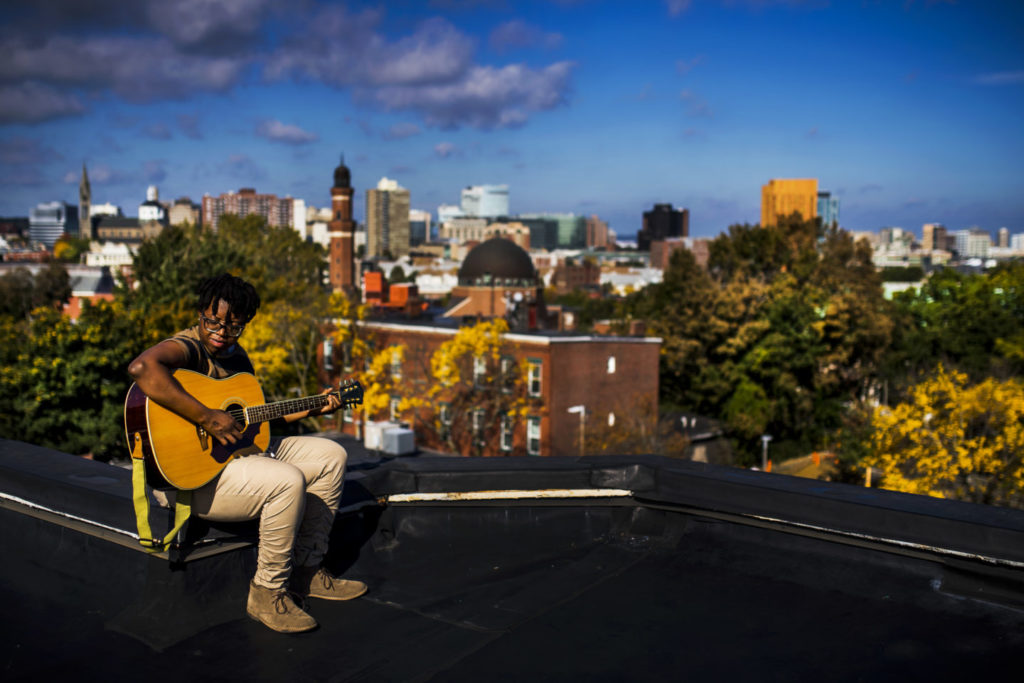 Anjimile wanted to play at a tiny desk, then settled for the big stage