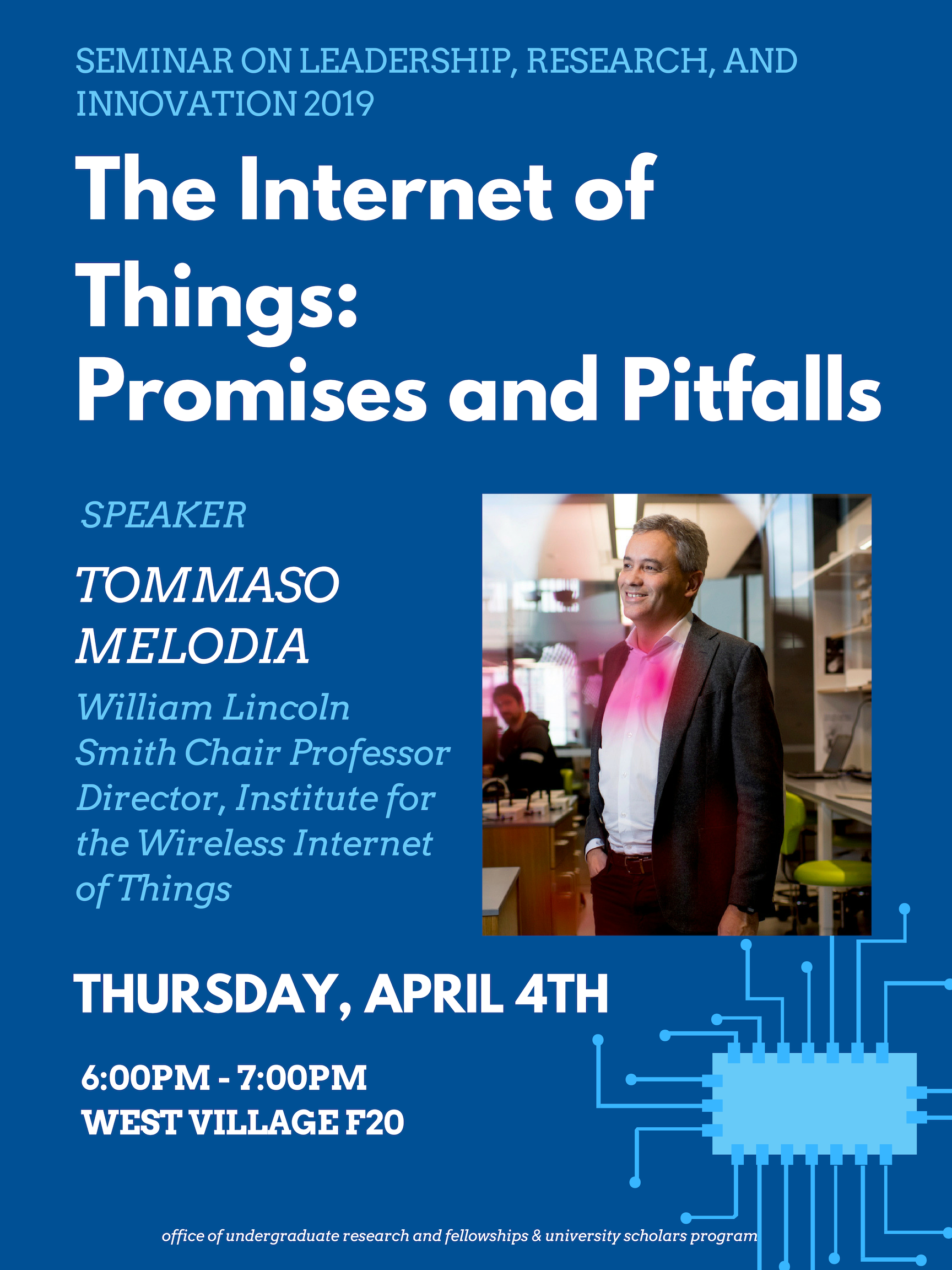 Seminar on Research, Leadership, and Innovation 2019: The Internet of Things, Promises and Pitfalls