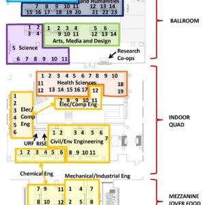 Map of event layout