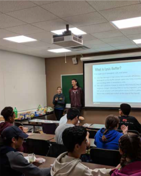 Science Squad Teaching in a classroom